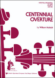 Centennial Overture Orchestra sheet music cover Thumbnail